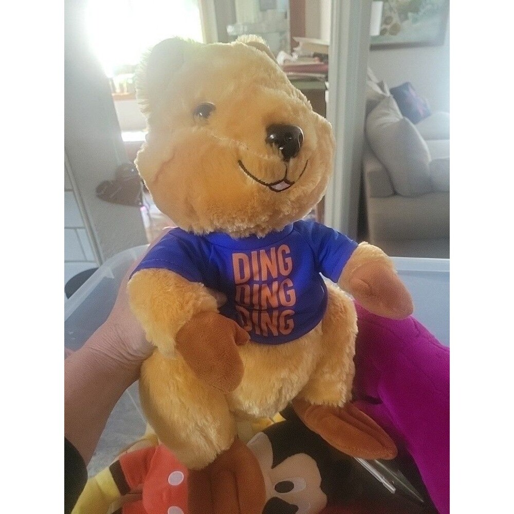 Dave and Busters Toy Factory Quokka Ding Ding Ding Plush Stuffed Animal 14 Inch